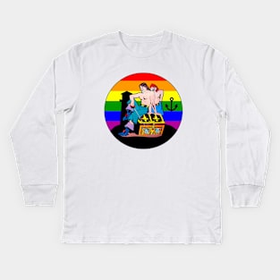 LGBT pirates Kids Long Sleeve T-Shirt